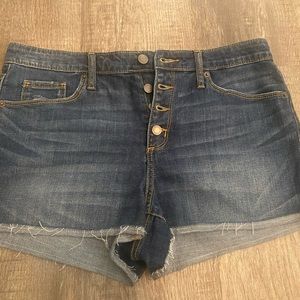 Universal Threads High Rise Shortie Shorts